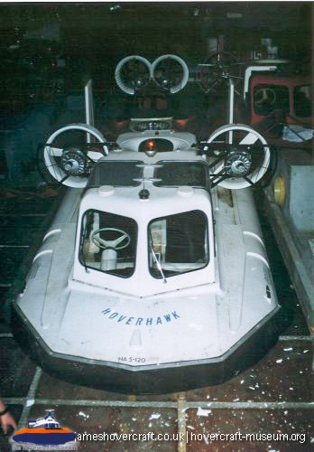 Hoverhawk HA5 at the Hovercraft Museum -  (credit: The <a href='http://www.hovercraft-museum.org/' target='_blank'>Hovercraft Museum Trust</a>).